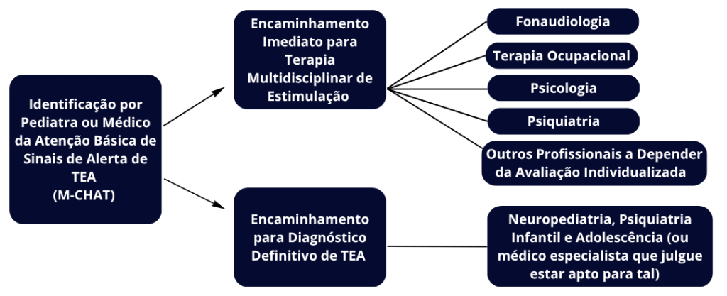 Fluxograma: Diagnóstico Transtorno do Espectro Autista - TEA